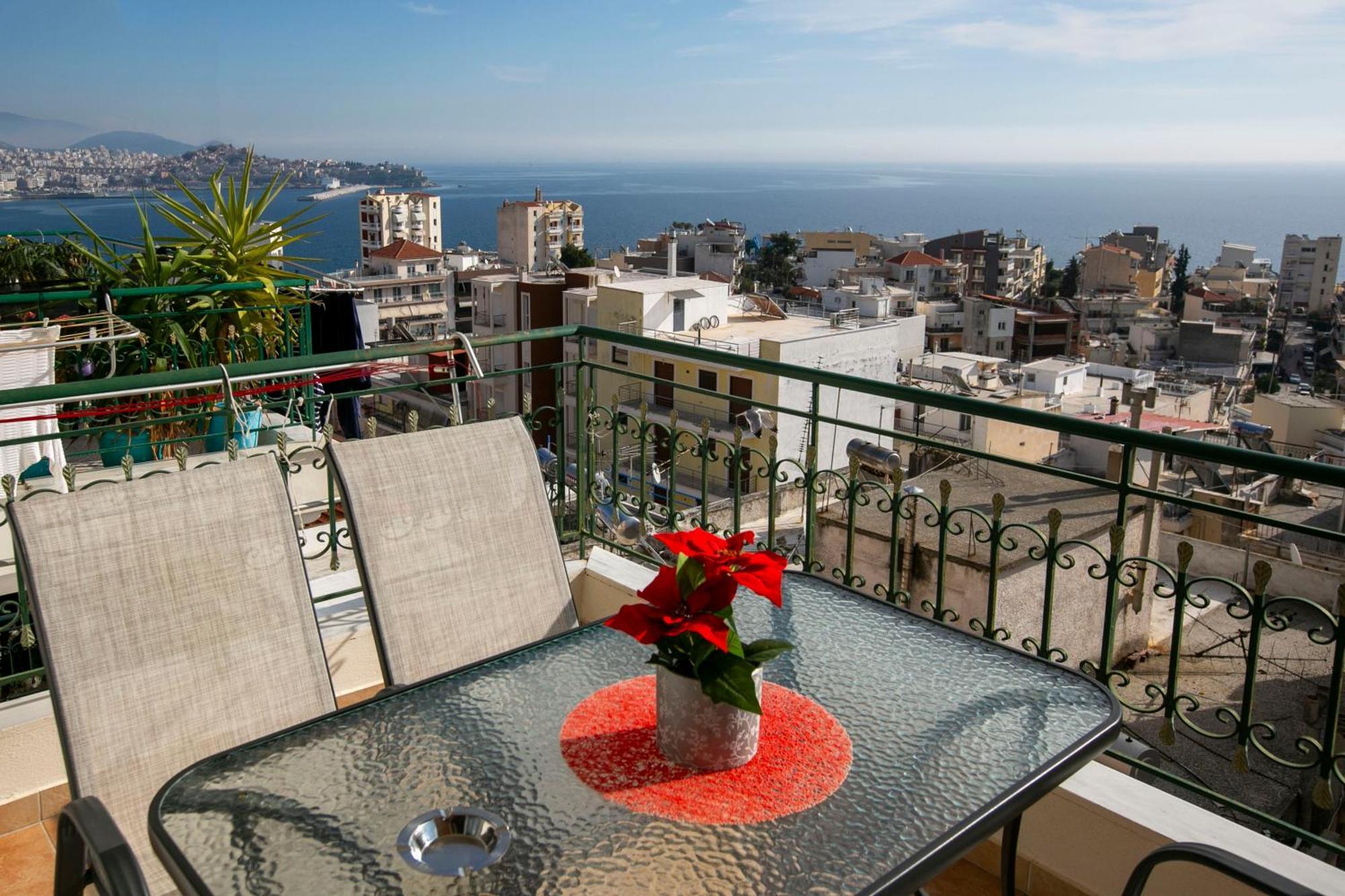 Kathys Sea View Apartment Кавала Екстер'єр фото